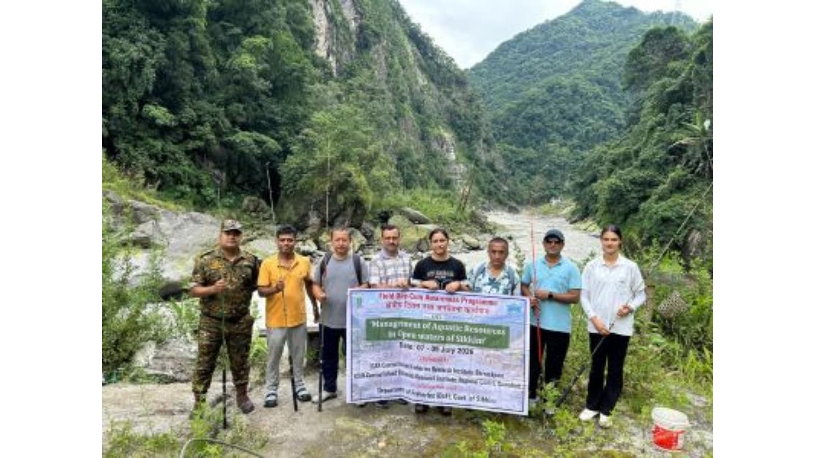 ICAR-CIFRI Leads Week-Long Survey and Conservation Drive to Protect Teesta River's Endemic Fish Species