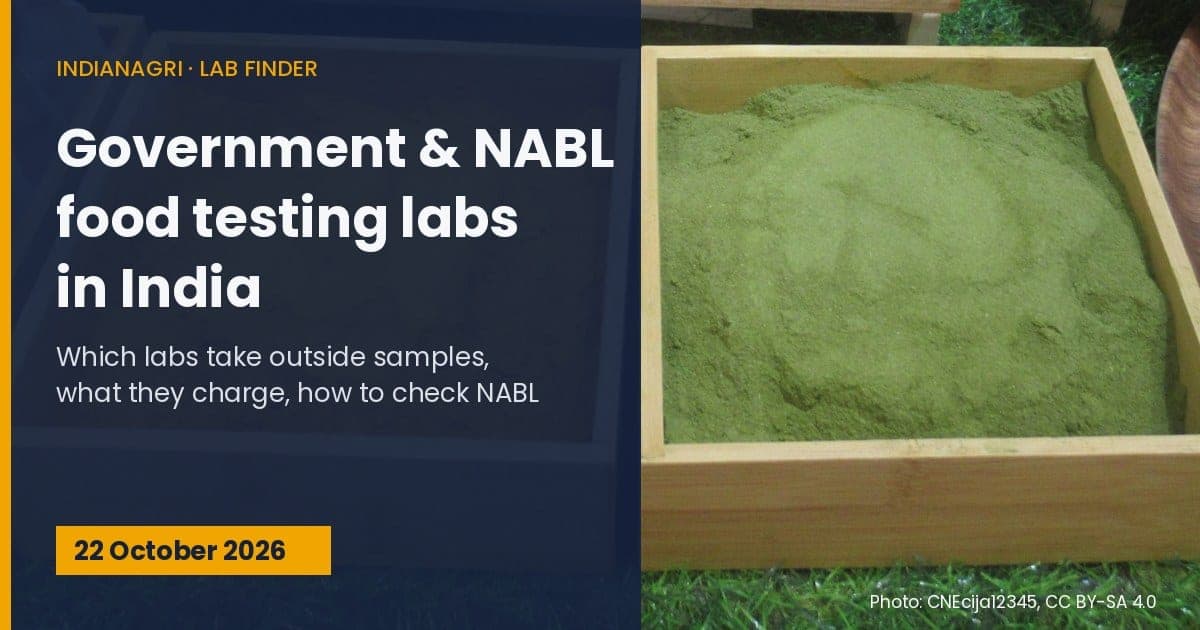 Government and NABL food testing labs in India: how to find a reliable lab at a fair price